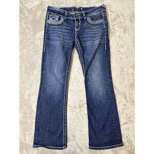 Women’s Vigoss Denim Jeans Dark Wash Boot Cut Size 29